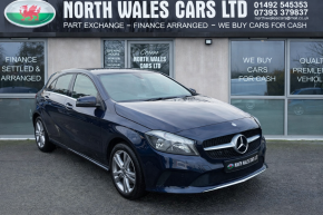 MERCEDES BENZ A CLASS at North Wales Car Sales Mochdre