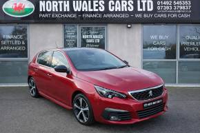 PEUGEOT 308 at North Wales Car Sales Mochdre