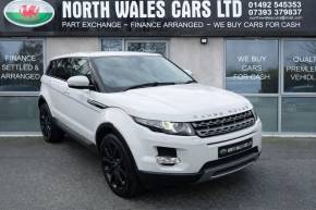LAND ROVER RANGE ROVER EVOQUE at North Wales Car Sales Mochdre