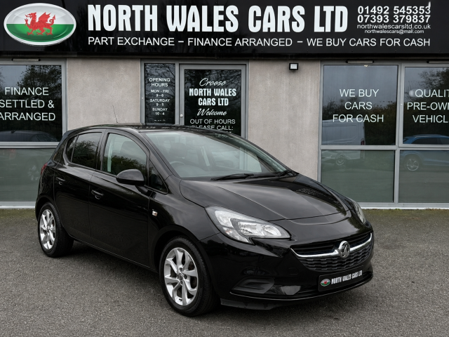 Vauxhall Corsa 1.4 Sport 5dr [AC] Hatchback Petrol Black