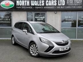 VAUXHALL ZAFIRA at North Wales Car Sales Mochdre