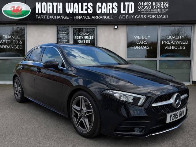 Mercedes-Benz A Class 1.3 A200 AMG Line Executive 5dr Auto Hatchback Petrol Black