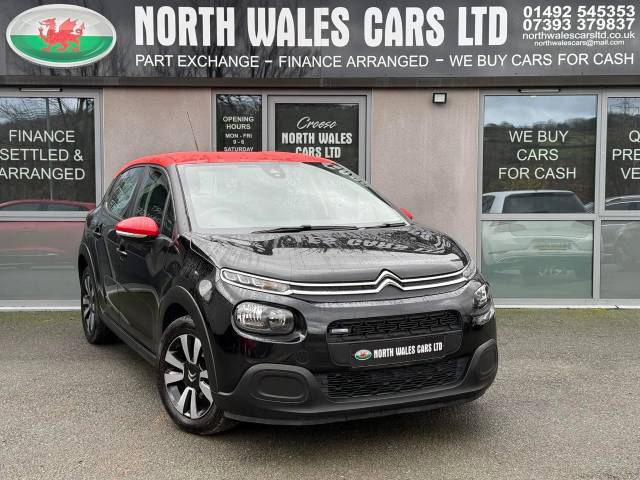 Citroen C3 1.2 PureTech 82 Feel 5dr Hatchback Petrol Black