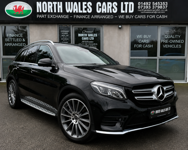 Mercedes-Benz GLC 3.0 GLC 350d 4Matic AMG Line Prem Plus 5dr 9G-Tronic Estate Diesel Black