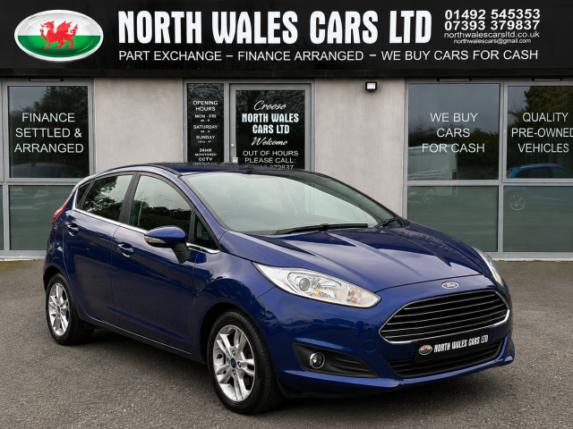 Ford Fiesta 1.25 82 Zetec 5dr Hatchback Petrol Blue