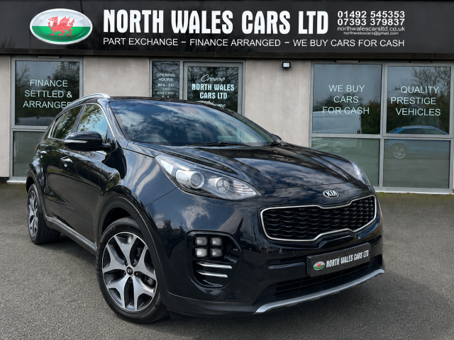 Kia Sportage 1.6T GDi GT-Line 5dr Estate Petrol Black