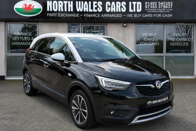 Vauxhall Crossland X 1.5 Turbo D [102] Elite 5dr [Start Stop] Hatchback Diesel Black