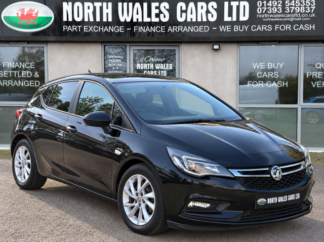 Vauxhall Astra 1.6 CDTi 16V ecoTEC Design 5dr Hatchback Diesel Black