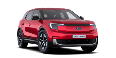 All-Electric Ford Explorer - Rapid Red